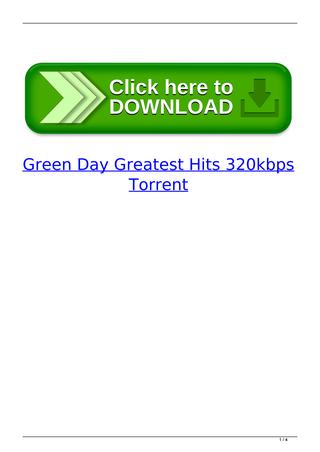 Green Day Hits Torrent